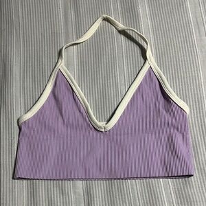 Urban Outfitters Lavender and White Top